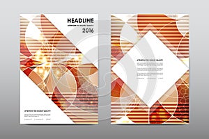 Brochure layout template flyer design vector, Magazine booklet cover abstract background