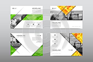 Brochure layout template flyer design vector, Magazine booklet cover abstract background