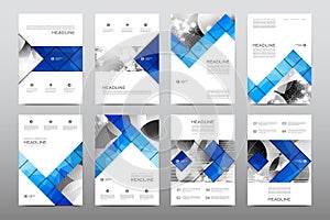 Brochure layout template flyer design vector, Magazine booklet cover abstract background