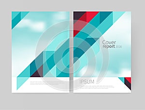 Brochure, leaflet, flyer, poster template. cover design. stock-vector abstract background. EPS 10