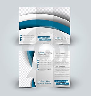 Brochure mock up design template for business, education, advertisement.