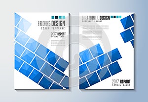 Brochure template, Flyer Design or Depliant Cover for business