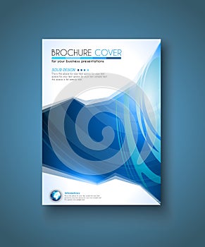 Brochure template, Flyer Design or Depliant Cover