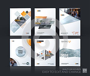 Brochure template layout, cover design annual report, magazine,