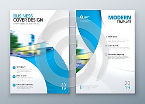 Brochure template layout design. Corporate business annual report, catalog, magazine, flyer mockup. Creative modern