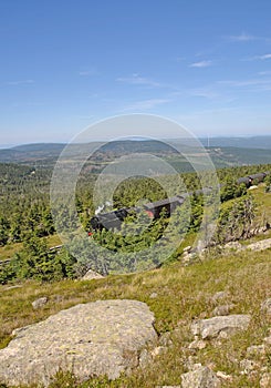 Brocken Railway on Brocken Mountain,Germany