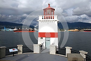 The Brockton Point Lighthouse in Stanley Park, Vancouver Canada