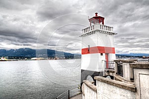 Brockton Point Lighthouse in Vancouver, Canada photo