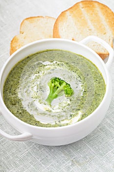 Brocolli cream soup