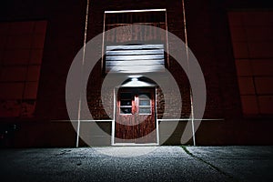 Brodhead manor abandoned school entry door