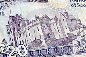 Brodick Castle on Banknote