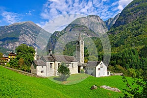 Broglio in the Maggia Valley, Ticino in Switzerland photo