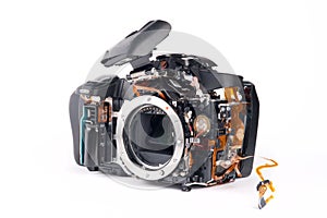 Broked DSLR camera