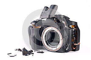 Broked DSLR camera
