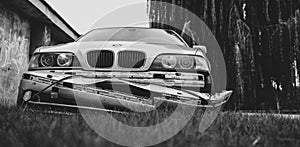 Broken and abandoned BMW M3 E36 photo