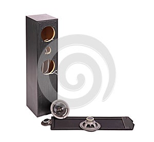 Broken audio speaker, done playing music