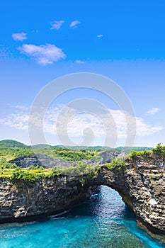 Broken beach and Billabong beach rocky bay with sky blue ocean water and blue sky apart of one day traval trip of the eastern in