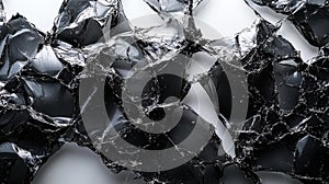 Broken Black Glass Texture