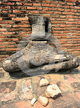 Broken Buddha Statue, Ayutthaya