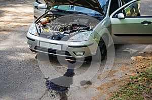 Broken Car on the Roadside