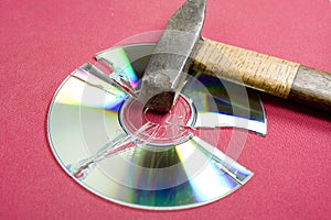 Broken cd