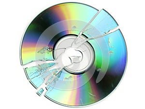 Broken CD / DVD