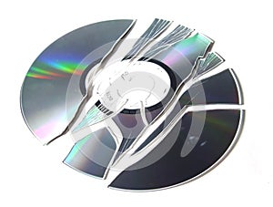 Broken CD-R.