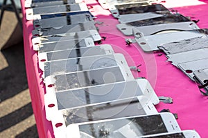 Broken cell phone screens