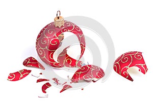 Broken Christmas ball