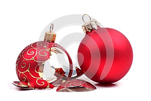 Broken Christmas ball