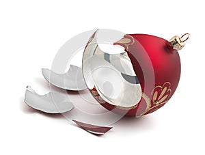 Broken Christmas ball