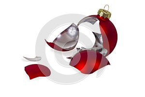 Broken Christmas tree ball