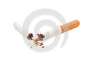 Broken cigarette