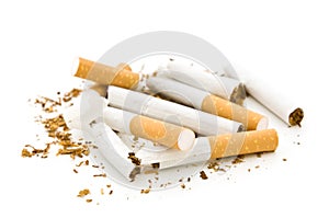 Broken cigarettes