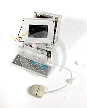 Broken computer