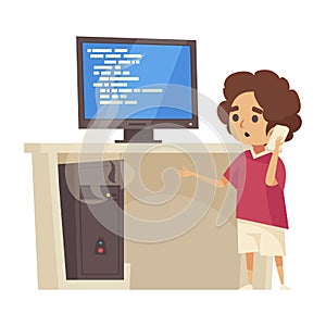 Broken Computer Help Composition