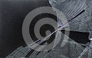 Broken computer screen