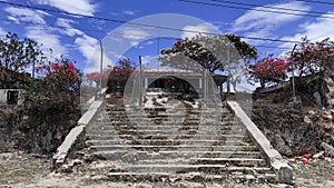 Broken Concrete Staircase photo