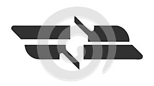 Broken Connection: Interruption & Severed Link, vector design Generative AI