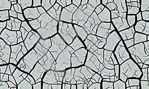 broken cracks crackle pattern grunge, generative, ai