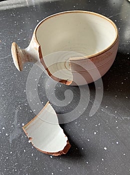 Broken crockery, shattered dreams