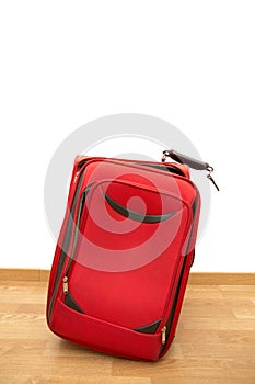 Broken damaged travelling luggage