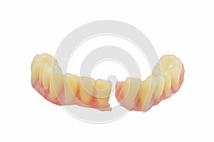 Broken denture isolate