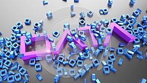 Broken digital binary data