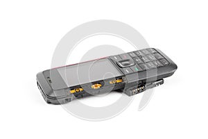 Broken dirty cell phone