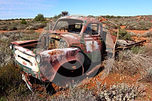 Broken down truck in West Australian outback