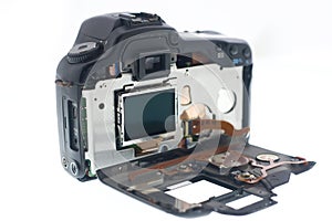 Broken dslr camera