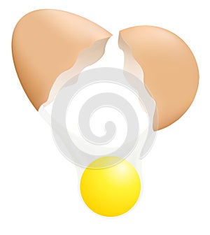 Broken egg