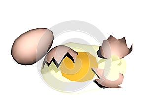 Broken egg