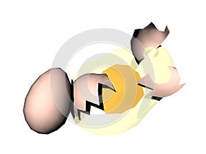 Broken egg